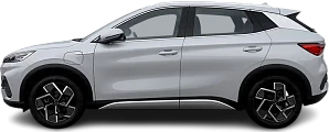 Side view photo of BYD Atto 3 FWD (2022-…) on transparent background