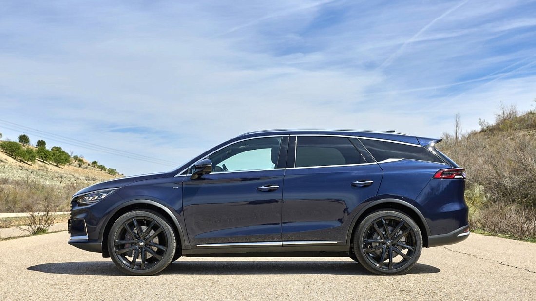 BYD Tang Flagship (2022-2024) side profile, silhouette, doors, wheels, exterior