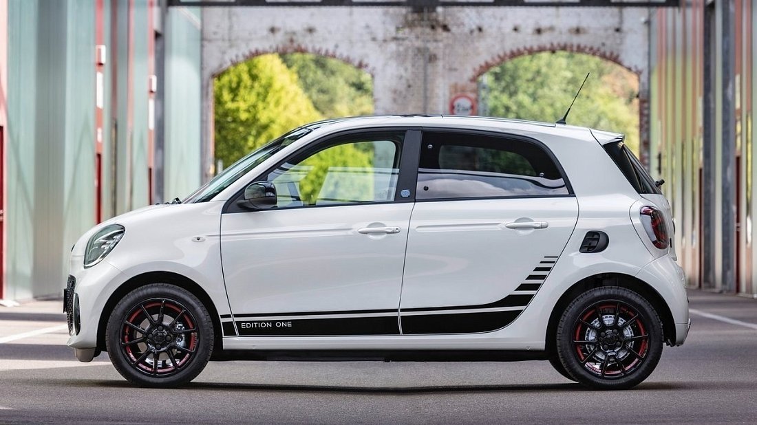 Smart EQ forfour (2020-2022) side profile, silhouette, doors, wheels, exterior