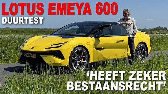 Video: LOTUS EMEYA 600, TWEE MAANDEN STUREN, WAT IS FIJN, WAT NIET?