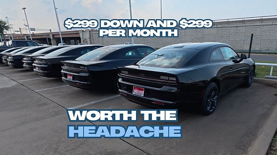 Video: 2025 Dodge Charger Daytona R/T BASE MODEL $299 down, $299 a month. IS IT WORTH THE HEADACHE???