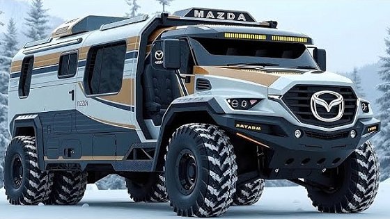 Video: Mazda Goes Wild: 2026 6x6 Camper Van Is an Off-Grid Dream Machine