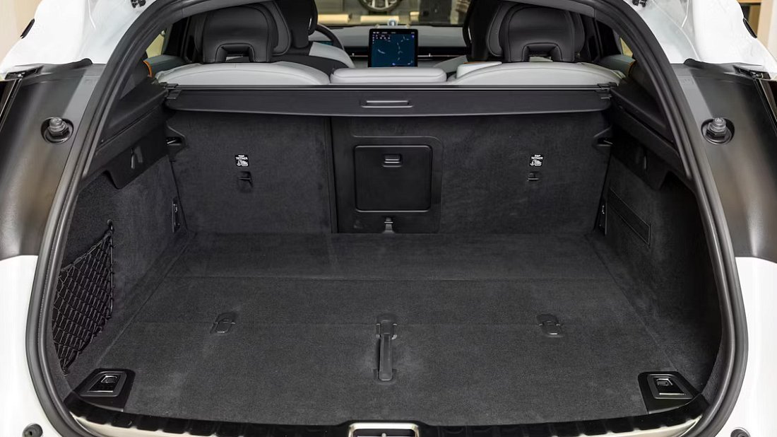 Polestar 3 Long Range Performance (2024-…) trunk, boot, seats up, seats upright, cargo space, cargo volume, cargo capacity, storage