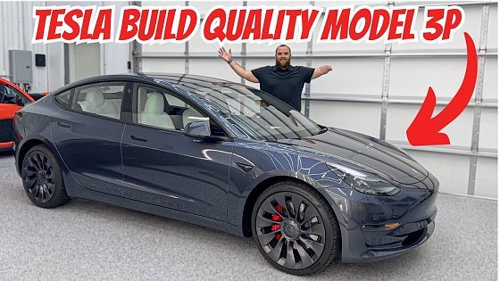 Video: Build Quality Analysis of My New Tesla Model 3 Performance!