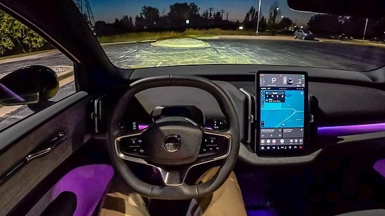 Video: 2025 Volvo EX30 Performance AWD Ultra - POV Night Drive (Binaural Audio)