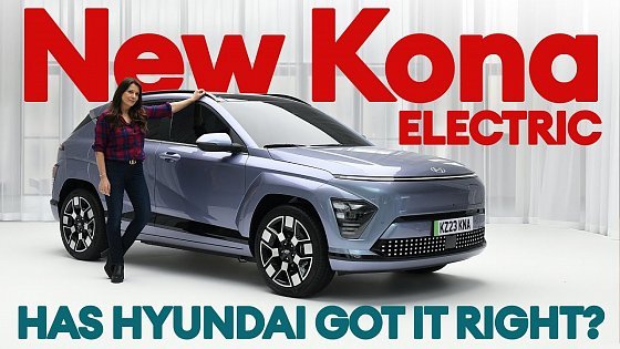 Video: FIRST LOOK: New 2023 Hyundai KONA ELECTRIC. Has Hyundai got it right? / Electrifying