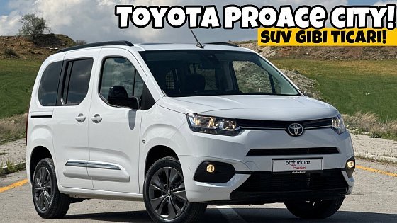 Video: Onda Yok Yok! | Suv Gibi Ticari! | Toyota Proace City | Otomobil Günlüklerim