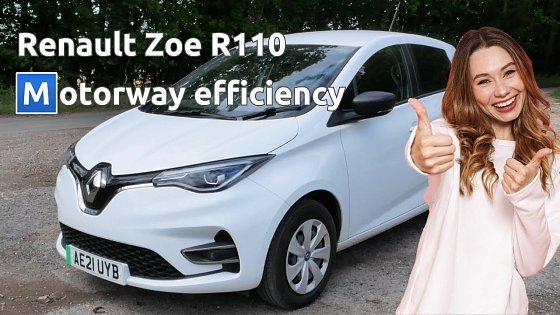Video: How efficient is the Renault Zoe ZE50 R110 at (UK) motorway driving?