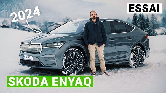 Video: Essai Skoda Enyaq 2024 : douces évolutions mais devient il incontournable ?!