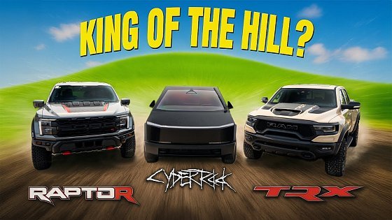 Video: Head to Head: Ultimate Truck DRAG RACE! Raptor R vs Cyberbeast vs TRX