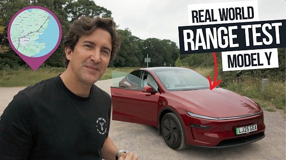 Video: 2025 Tesla Model Y Long Range RWD (Real World Range Test.)