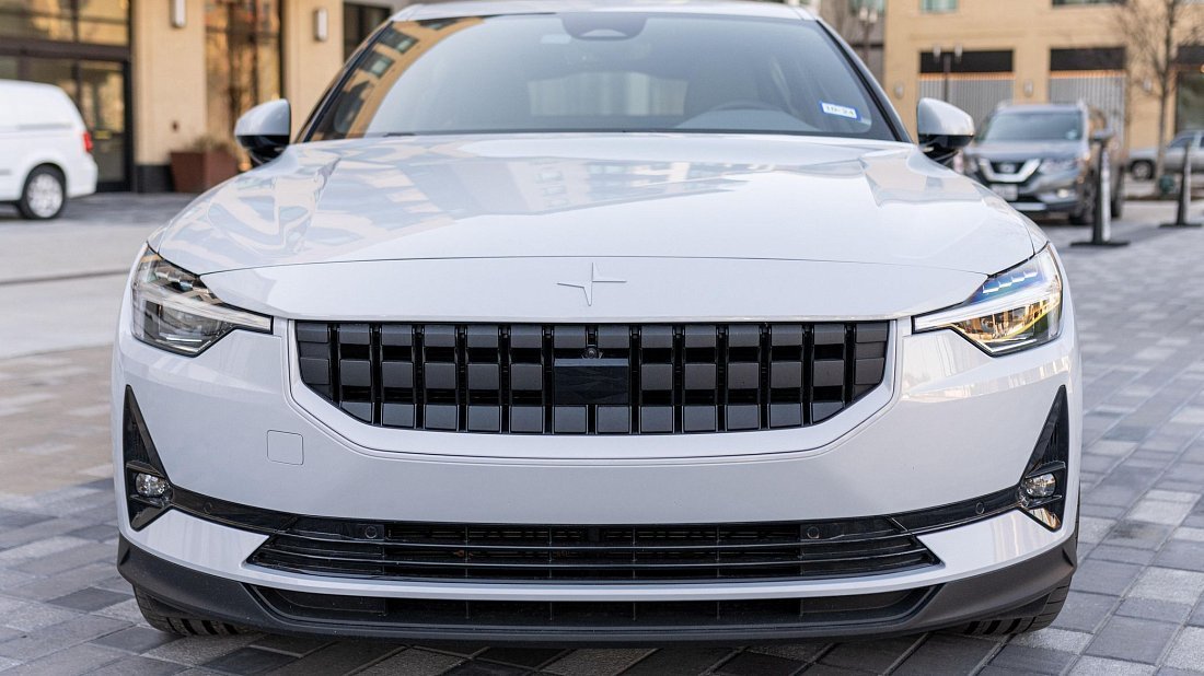 Polestar 2 Long Range Performance (2021-2023) front fascia, grille, headlights, bumper, exterior