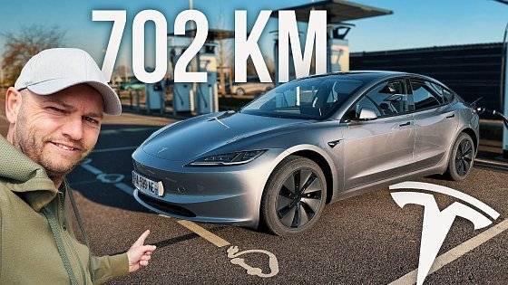 Video: Long Trajet en TESLA MODEL 3 2025 Grande Autonomie Propulsion : La meilleure malgré tout ?!