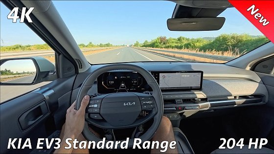Video: KIA EV3 2025 POV Test drive (Standard Range 55 kWh, FWD 204 HP)