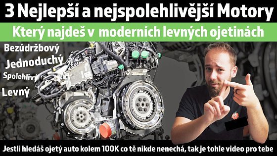 Video: 3 nejlepší a nejspolehlivější motory, který tě nikde nenechají!
