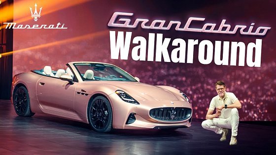 Video: 2024 Electric Maserati GranCabrio Folgore Walkaround