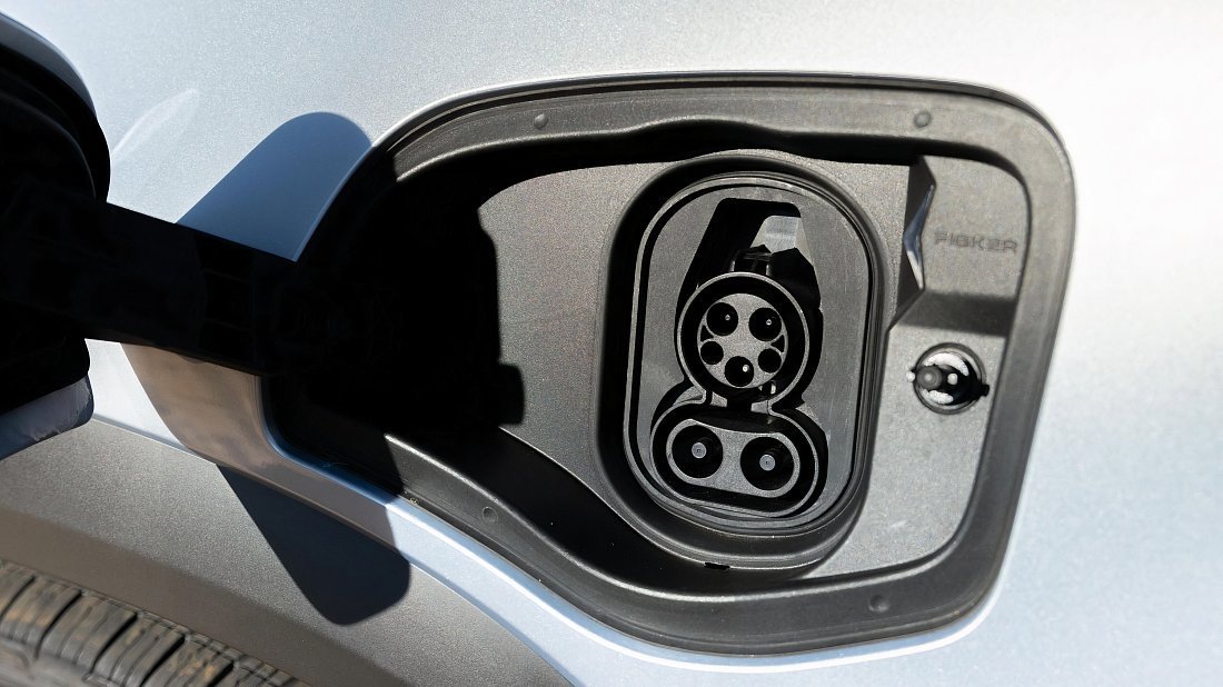 Fisker Ocean Ultra (2023-2024) charge port USA, charging, inlet, plug, connector