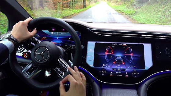 Video: NEW 2023 Mercedes AMG EQE 43 | BRUTAL Drive Review Exterior Interior