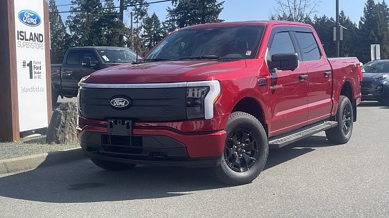 Video: 2025 F-150 Lightning XLT + 98 Kwh Standard Range + BlueCruise, Lined Box Review | Island Ford
