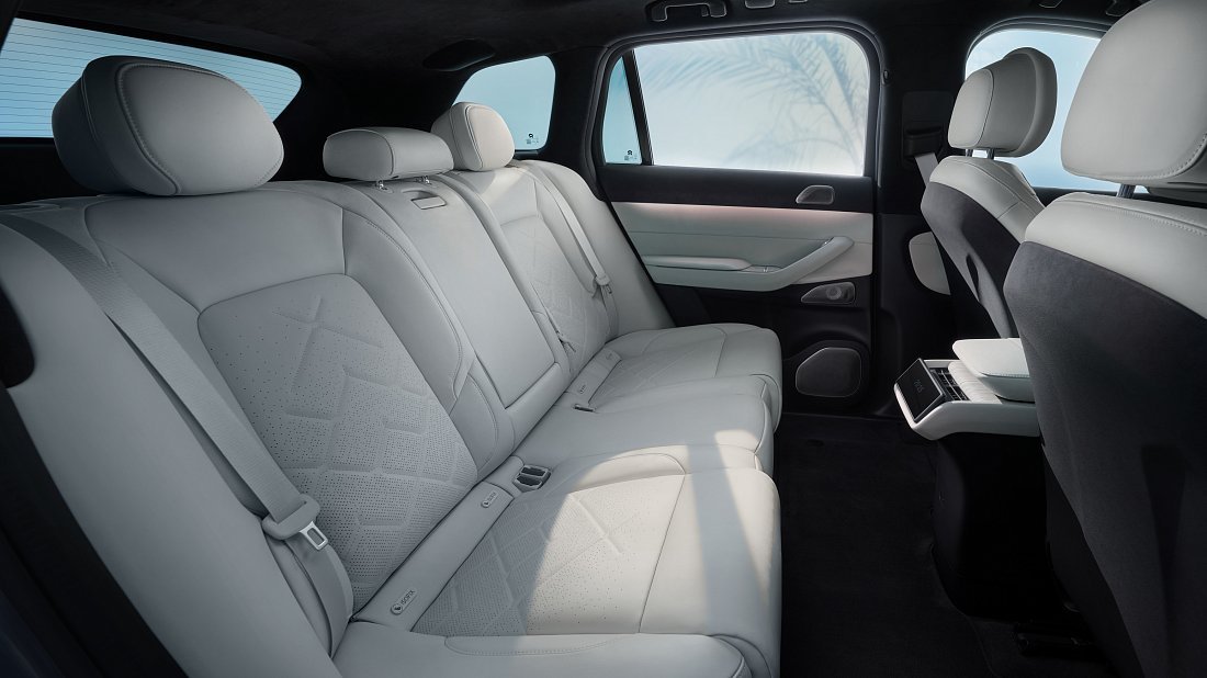 NIO EL7 Long Range (2022-…) rear seats photo, back seats, passenger seats, legroom, headroom, interior