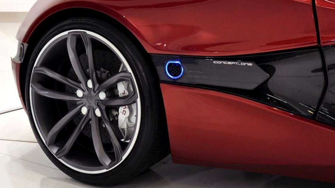 Rimac Concept One (2013-2016) charge port Europe photo, charging, inlet, plug, connector