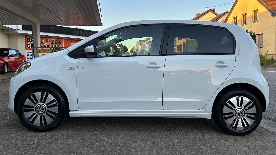 Volkswagen e-Up! 18.7 kWh (2013-2019) side profile, silhouette, doors, wheels, exterior