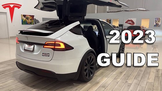 Video: Tesla Model X Plaid 2023 Interior And New Guide