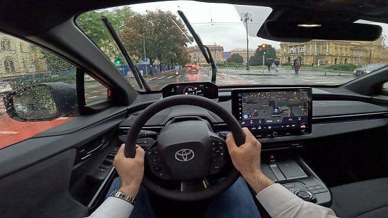 Video: New TOYOTA C-HR+ 2026 (Europe) - RELAXED RAINY POV test drive (FWD, 77 kWh)