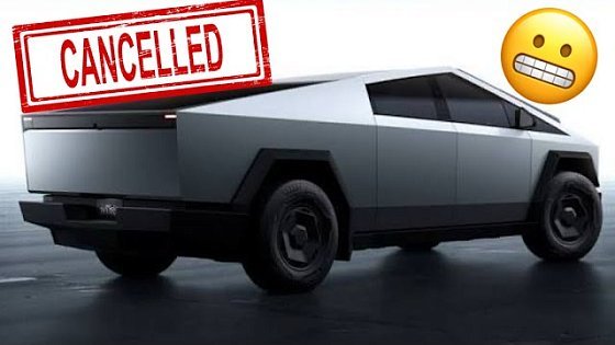 Video: Tesla CANCELS Cybertruck RWD...