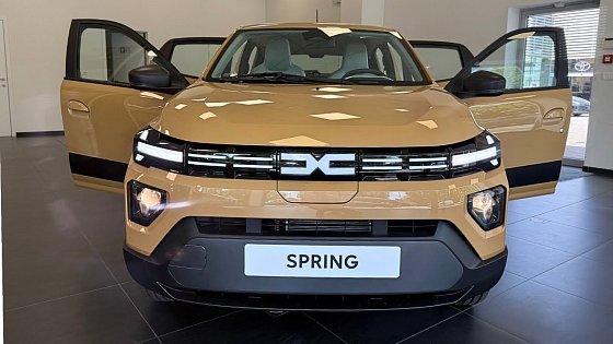 Video: New Dacia Spring Expression - Interior and Exterior in details