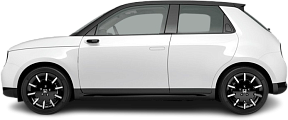 Side view photo of Honda e Advance (2020-2023) on transparent background