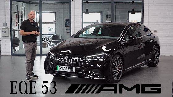 Video: Mercedes EQE 53 AMG in-depth review & track test! Rival to Tesla Model S Plaid and Porsche Taycan?