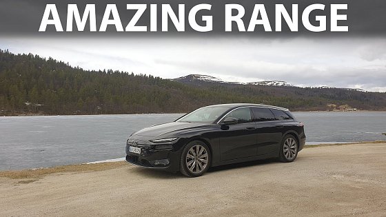 Video: How far can Audi A6 Avant e-tron Quattro drive when driving like an old man?