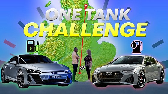 Video: Race Across England! | Petrol RS7 vs Electric E-Tron GT ** NO REFUELING **