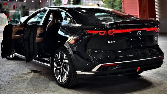 Video: All-New! Mazda EZ-6 : Luxury EV Sedan | Black Color