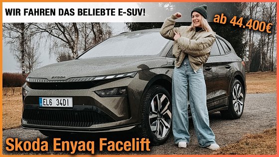 Video: Skoda Enyaq Facelift im Test (2025) Wir fahren das beliebte E-SUV ab 44.400€! Fahrbericht | Preis