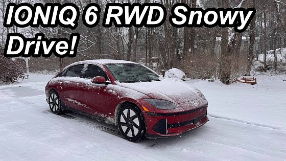 Video: Does the RWD Ioniq 6 Inspire Confidence in the Snow? Absolutely!