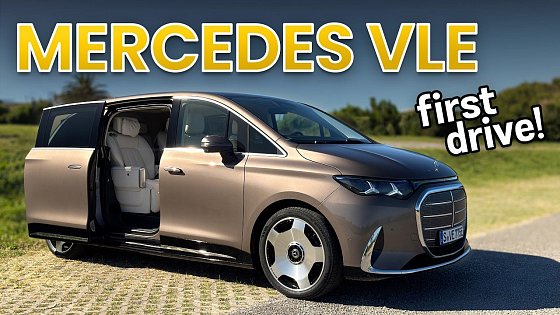 Video: NEW Mercedes VLE 300 Electric - First POV drive & walkaround!