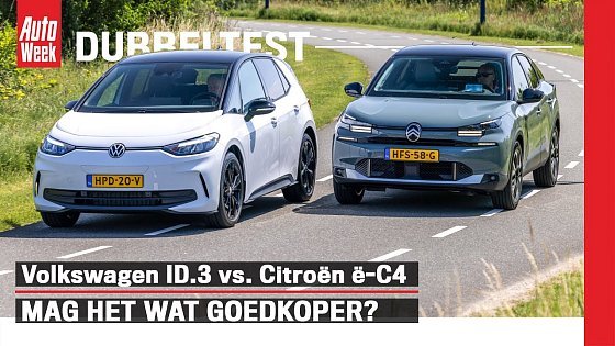 Video: Dubbeltest: Citroën ë-C4 vs. Volkswagen ID.3 - Wat is de beste EV voor de nuchtere koper?
