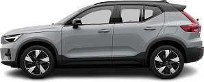 Side view photo of Volvo XC40 Recharge (EX40) Single Motor Extended Range (2022-…) on transparent background