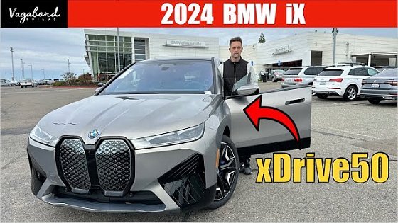 Video: 2024 BMW iX xdrive50. Walk around + full review