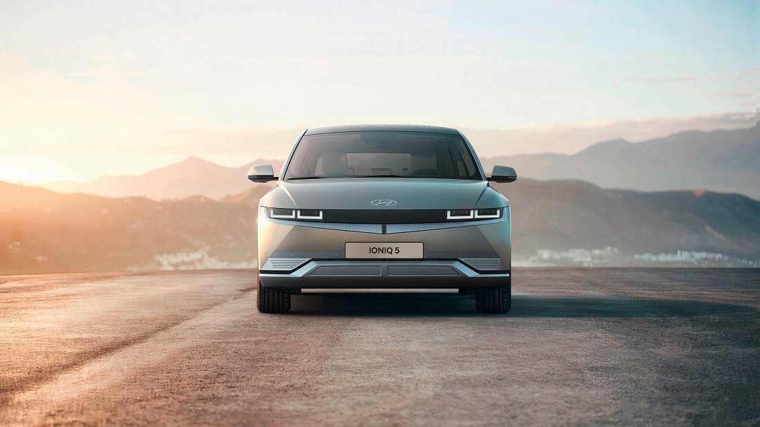 Hyundai Ioniq 5 Long Range RWD (2021-2022) front fascia, grille, headlights, bumper, exterior