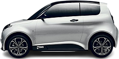 Side view photo of e.Go Life 40 (2020-2022) on transparent background