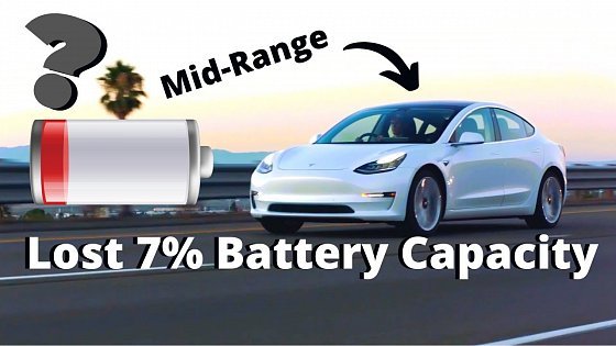 Video: Tesla Model 3 Mid-Range (MR) Loss in Range? Or Something Else? Battery Degradation