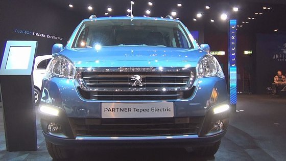 Video: Peugeot Partner Tepee Allure Electric Combi Van (2017) Exterior and Interior