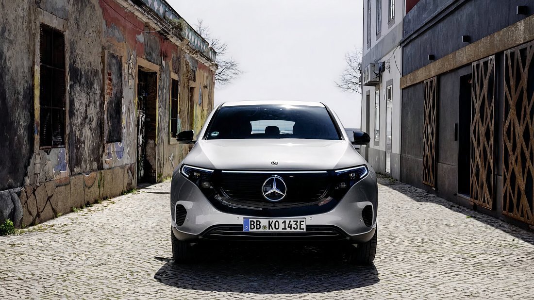 Mercedes EQC 400 4MATIC (2019-2023) front fascia, grille, headlights, bumper, exterior