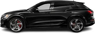 Side view photo of Audi SQ8 e-tron (2023-…) on transparent background