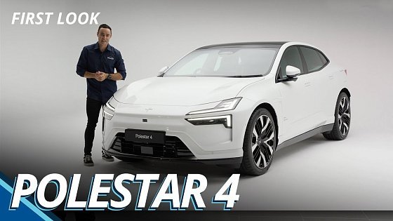 Video: 2024 Polestar 4 Walkround | Up close and personal with sleek new mid-size electric SUV