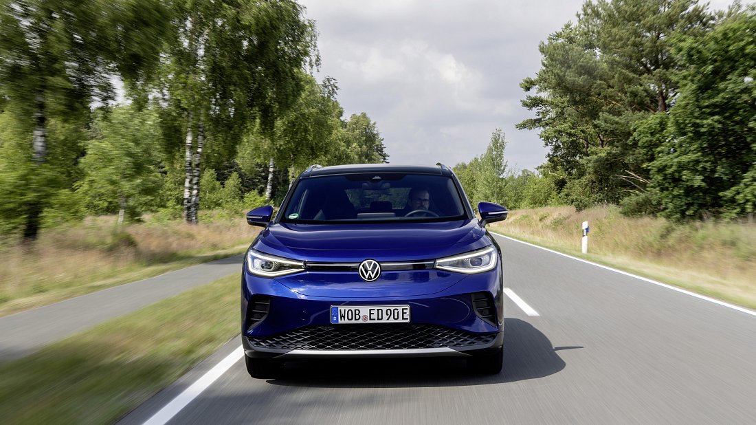 Volkswagen ID.4 Pro Performance (2021-2023) front fascia, grille, headlights, bumper, exterior