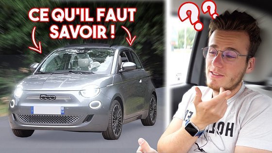 Video: Ce qu'il faut savoir avant d'acheter la Fiat 500e !